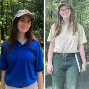 Stella Harden '19 '20, an alumna of the geography undergraduate and graduate programs, and Sally Ruckterstuhl, a senior industrial design student from Charlotte, were hired as project interns.