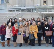 ADM students on the annual trip to New York
