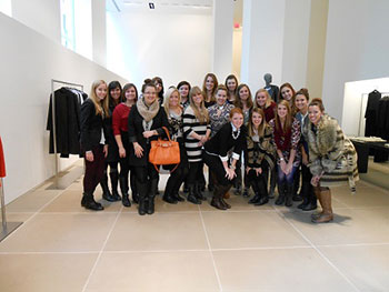 Apparel Design and Merchandising students, NYC 2012